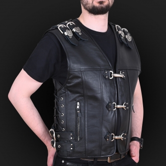 Leather vest m14